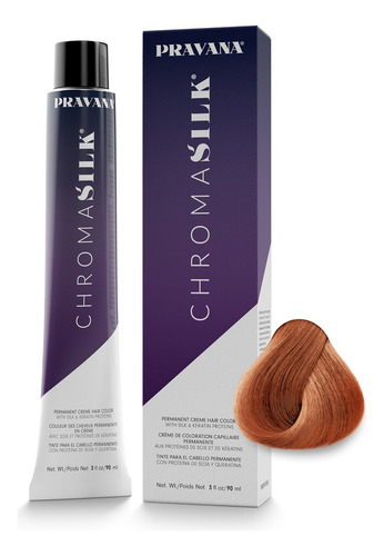 Pravana Tinte Chromasilk 8.22 Rubio Claro Nacadaro Intenso Tono Rubio claro nacarado intenso 8.22