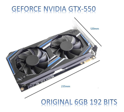 Imagen 3 de 7 de Tarjeta De Video Gráfica Nvidia Gtx550 Ti 6gb Gddr5 Original