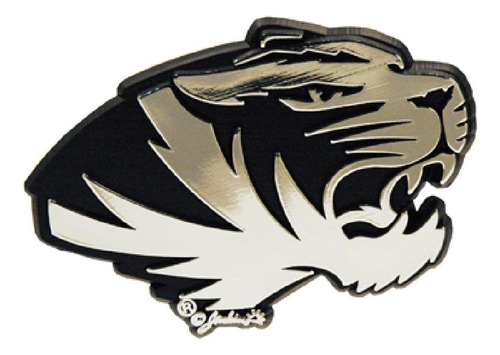 Emblema De Coche De Los Tigres De Missouri De La Ncaa