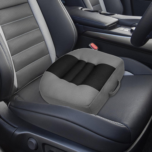 Cojín Para Asiento Elevador De Coche, Gris Y Negro