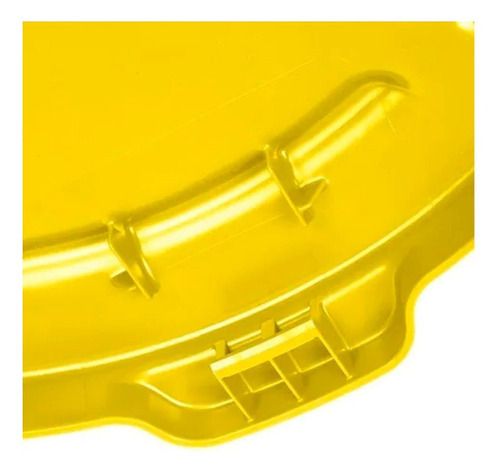 Tapa Para Contenedor Brute De 76 Lt 2619-60 Rubbermaid Color Amarillo
