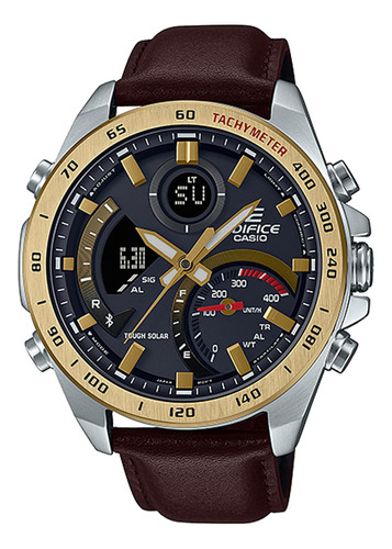 Reloj Edifice Ecb-900gl-1a Acero Hombre Plateado