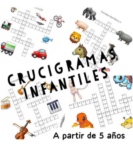 Libro: Mis Primeros Crucigramas: A Partir De 5 Años.aprende 