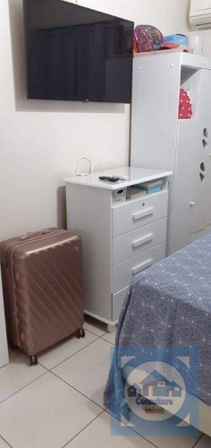 Imagem 7 de 21 de Apartamento Com 1 Dormitório À Venda, 59 M² Por R$ 212.000,00 - Centro - São Vicente/sp - Ap5980