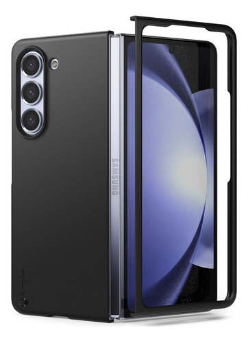 Funda delgada Ringke para Galaxy Z Fold 5, color negro