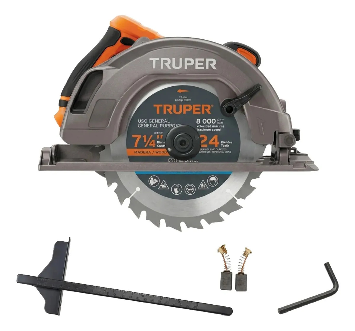 Sierra Circular Eléctrica TRUPER 7 1/4'', 1750 W, SICI-7-1/4A3