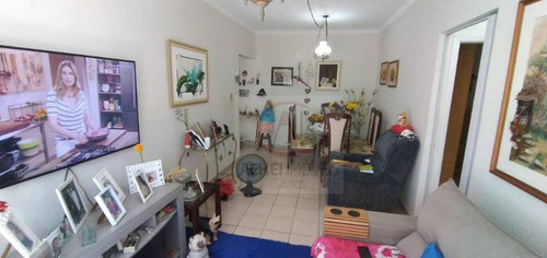 Imagem 1 de 10 de Apartamento Térreo Com 2 Dormitórios, 1 Banheiro, 1 Vaga Coletiva Insuficienteà Venda, 60 M² Por R$ 290.000 - Encruzilhada - Santos/sp - Ap10613