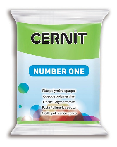 Cernit Number One Arcilla Polimérica 56 G Colores A Elección Color Verde claro