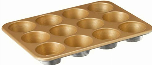 Molde Para 12 Muffins, Acero/aluminio, Multicolor Color Azul Acero
