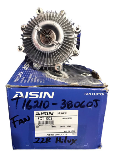 Fan Clutch Toyota Hilux 22r 1988-1998 Aisin