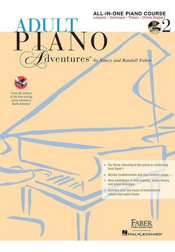 Adult Piano Adventures 2: All-in-one Piano Course, Lessons -