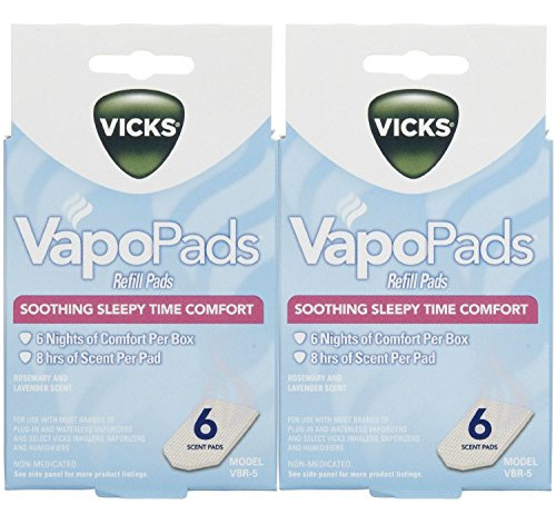 Vicks Vapopads Baby Rub - Pads Vaporizador Sin Agua - Pack 2