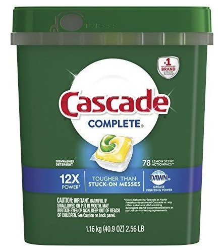 Cascade Platinum Actionpacs Detergente Para Lavavajillas