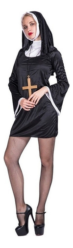 Disfraz De Halloween De Monja Sexy Para Mujer