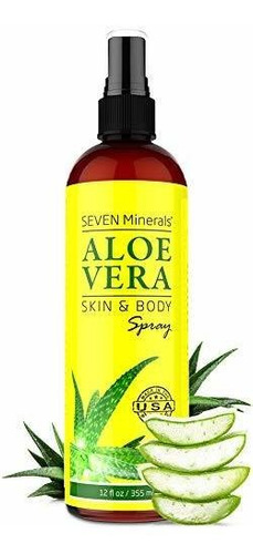 Después De Asolearse - Aloe Vera Spray Para El Cuerpo Y El C