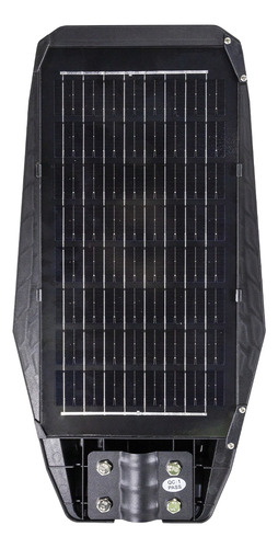 Reflector Solar Integrado 100w C/ Sensor Fotocelula Remoto Carcasa Negro Luz Blanco frío