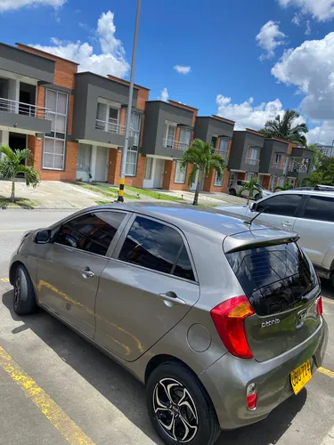 Kia Picanto Ex, 2015, 1.2 Cc, Color Gris, Automático