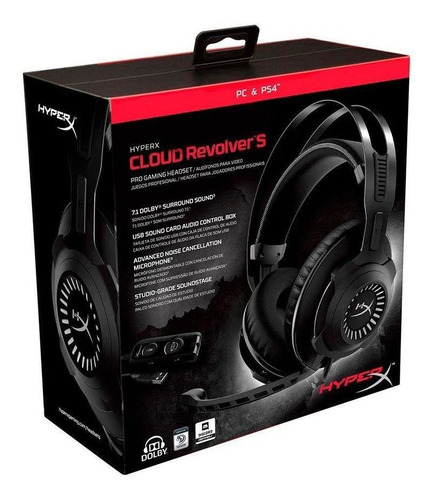 Headset Gamer Hyperx Cloud Revolver S 7.1 Dolby Digital Pc