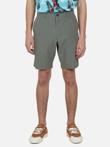 Bermuda Chino Fit Classic Juvenil Hombre Verde Maui And Sons