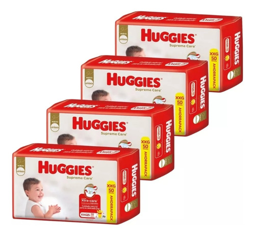 Huggies Supreme Care Xxg 200 Pañales