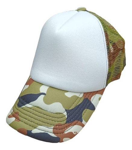 Gorra Trucker Militar Premium Calidad Camuflada