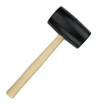 Comprar Martillo Maceta Maza De Goma 400grs Mango Madera 
