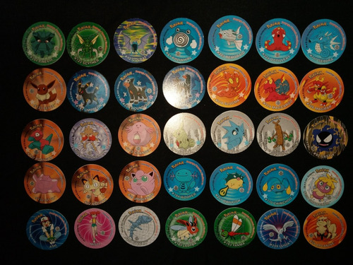 Coleccion Completa De Stickers Taps/tazos Pokemon