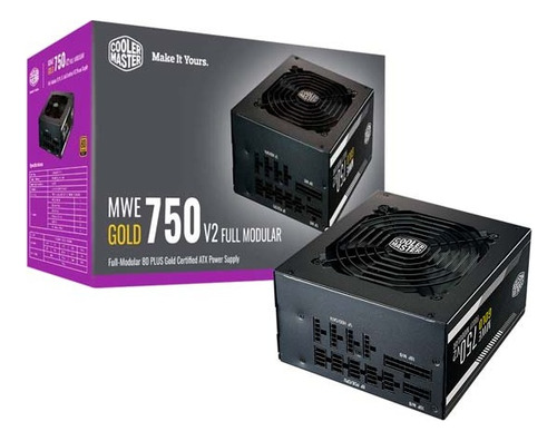 Fuente De Poder Cooler Master 750w V2 80+ Gold Full Modular
