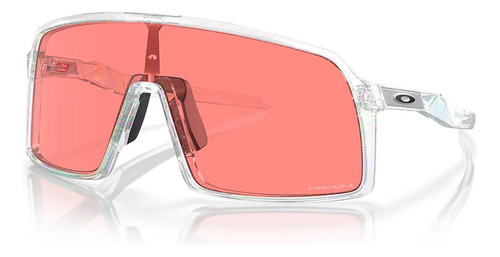 Gafas de sol Oakley Sutro Moon Dust Prizm Peach, color blanco, montura, color varilla transparente