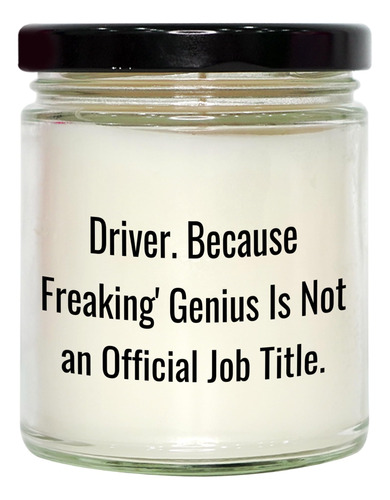 Vanilla-scented Candle - Driver Gifts From Friends For A Bi.