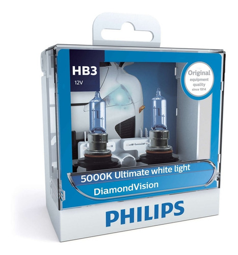 ( Original Leia ) Philips Diamond Vision 5000k Hb3 / 9005