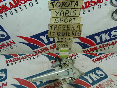Cremallera Alzavidrio Trasera Izq. Toyota Yaris Sport 06-13