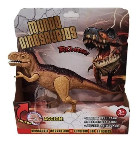 Juguete Dinosaurio Jurasic Luz Sonido 5326 Mundotoys