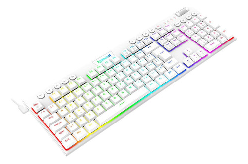 Teclado Mecânico Redragon Horus, Rgb, Switch Brown, Abnt2, B