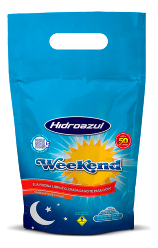 Weekend Hidroazul 2,4kg - Limpa Piscina Dosagem Única