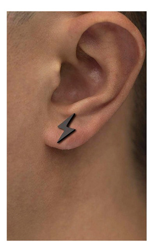 Aros De Acero Mujer Aros Hombre Piercing Rayo Aros Negros