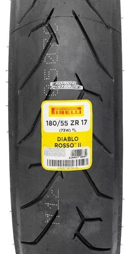 Llanta 180/55 Zr 17 73w Diablo Rosso Ii Pirelli R6r Gsxr Zx6