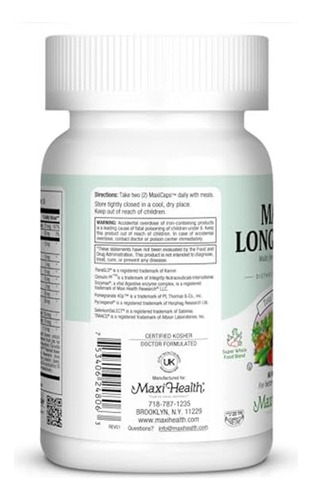 Multivitaminas Para Hombres 50+ - Maxi Health