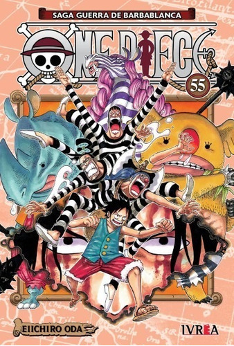 One Piece: Manga, De Inio Asano. Serie One Piece, Vol. 55. Editorial Panini, Tapa Blanda, Edición Argentina En Español, 2021