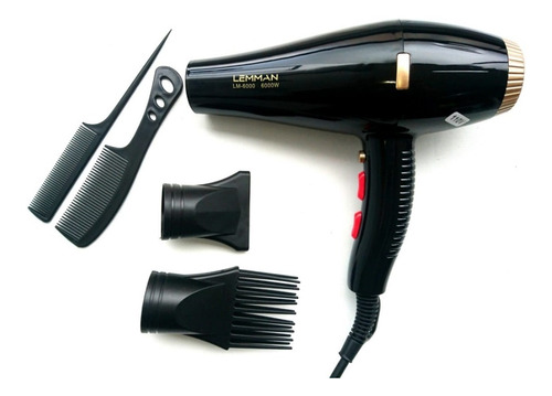 Secador Super Potente Cabello Lm 6000 W + 4 Accesorios