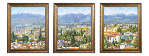 Yundingji 3 Piezas De 16 X 20 Pulgadas Marco De Oro Antiguo