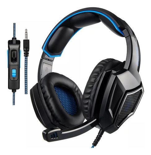 Base Soporte Audífonos Pro Gamer Azul