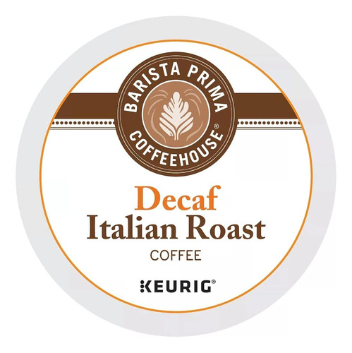 Barista Prima Coffeehouse Descafeinado Tueste Italiano Kcups