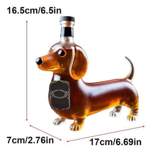 Set 2 Vasos Whisky Dachshund - Vidrio Temático Para Regalo