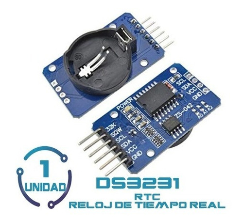 1unid Módulo Rtc Reloj Tiempo Real I2c Ds3231 At24c3