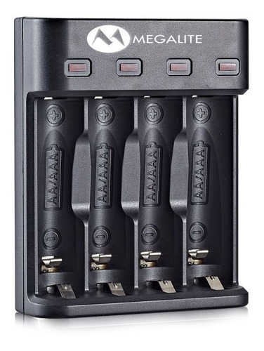 Imagen 2 de 8 de Kit Cargador P804 Usb +4 Pilas 2700 Full Total Aa Recargable