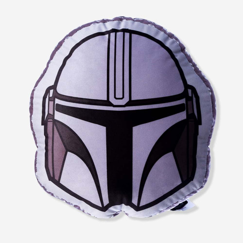 Almofada Formato Capacete Mandaloriano | The Mandalorian Cor Cinza