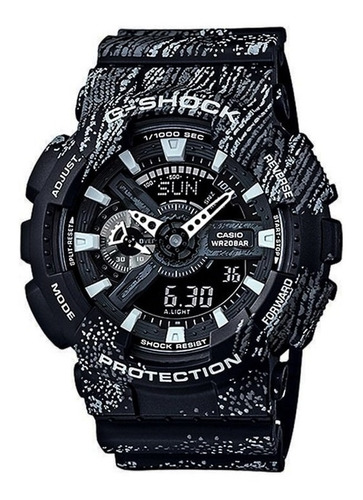 Reloj Casio G Shock Ga 110tx Negro Hora Doble Cronometro