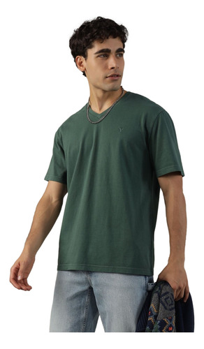 Playera American Eagle De Manga Corta Escote V Para Hombre