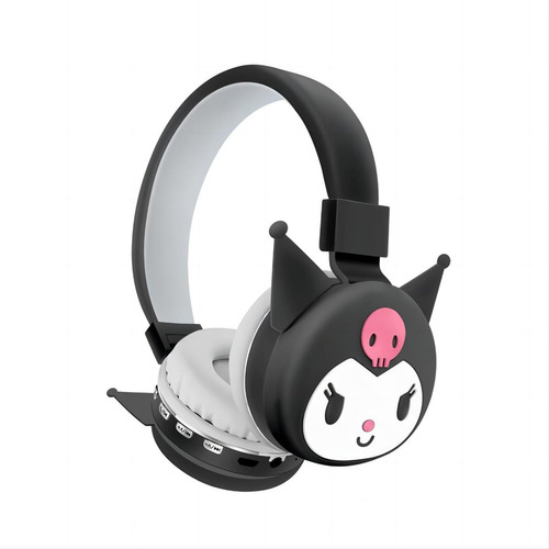 Cute Dibujos Animados Kuromi Over-ear Audífonos Bluetooth